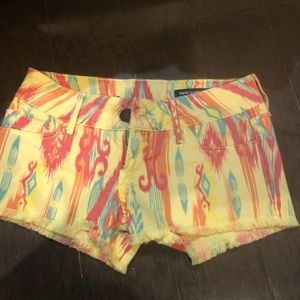 Aztec jean shorts